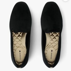Birdies Black velvet Starling Quilted Insole Loafers EUC size 8